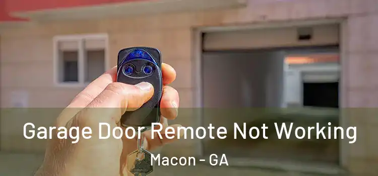  Garage Door Remote Not Working Macon - GA